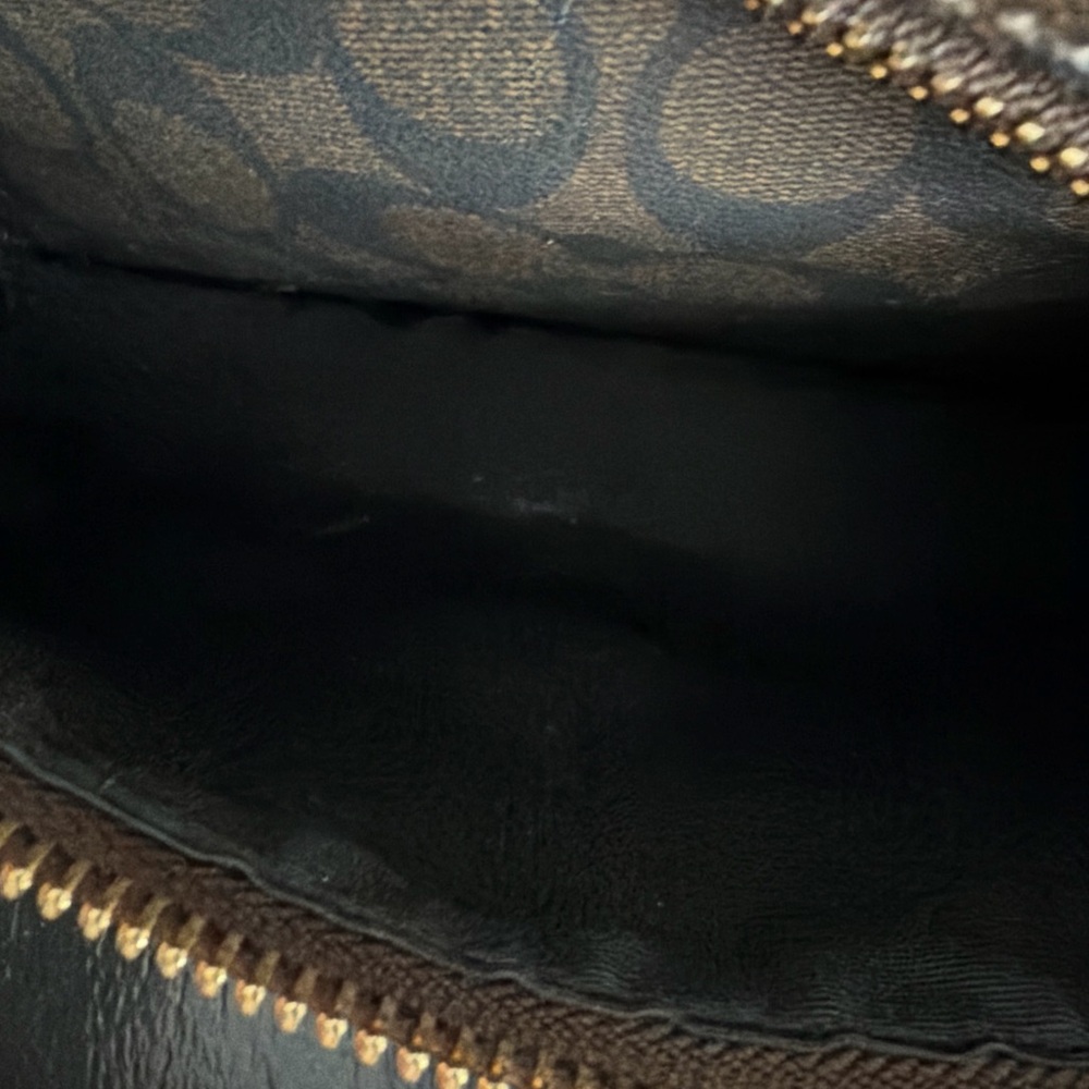 Coach Signature Brown Backpack and Wallet - Picture 9 of 16